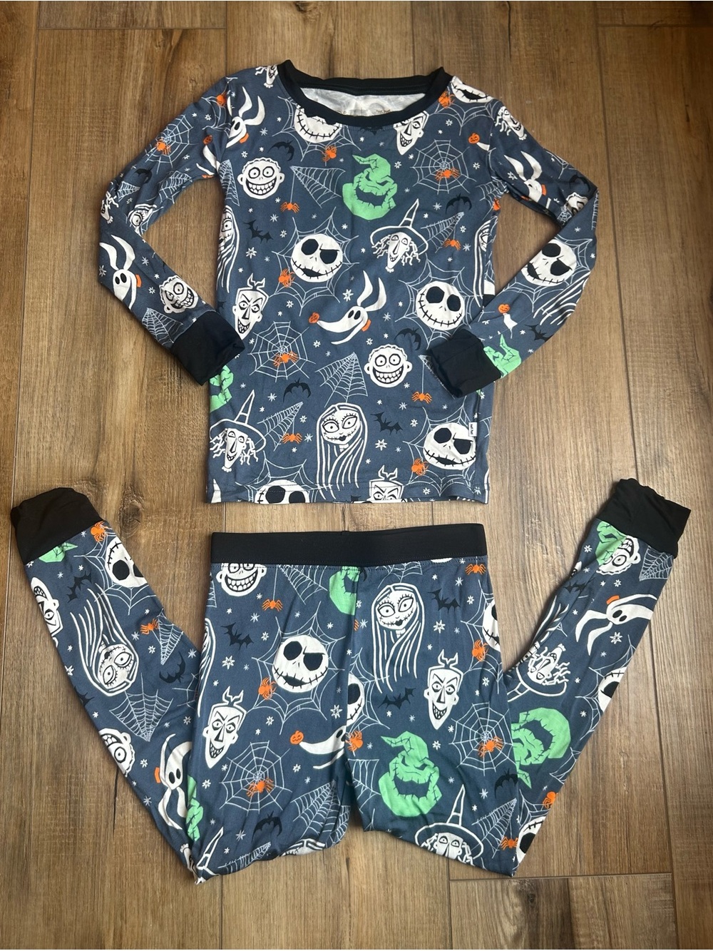 Little Sleepies Nightmare Before Christmas Two Piece Bamboo Pajamas 4T